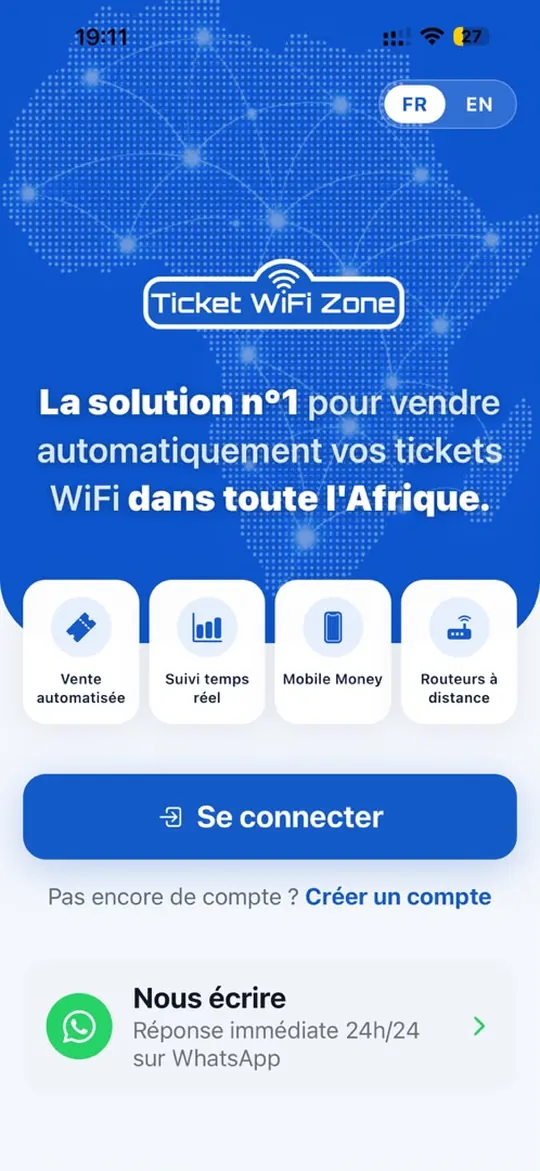 Application Ticket WiFi Zone